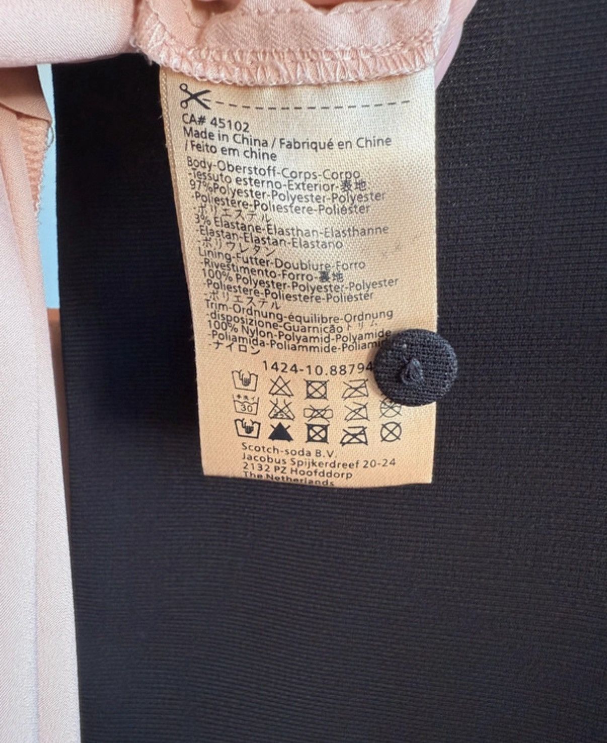 Maison Scotch Maison Scotch No°10 – Black Dress „Nuit Magique” Premium Size M / US 6-8 / IT 42-44 - 6 Thumbnail