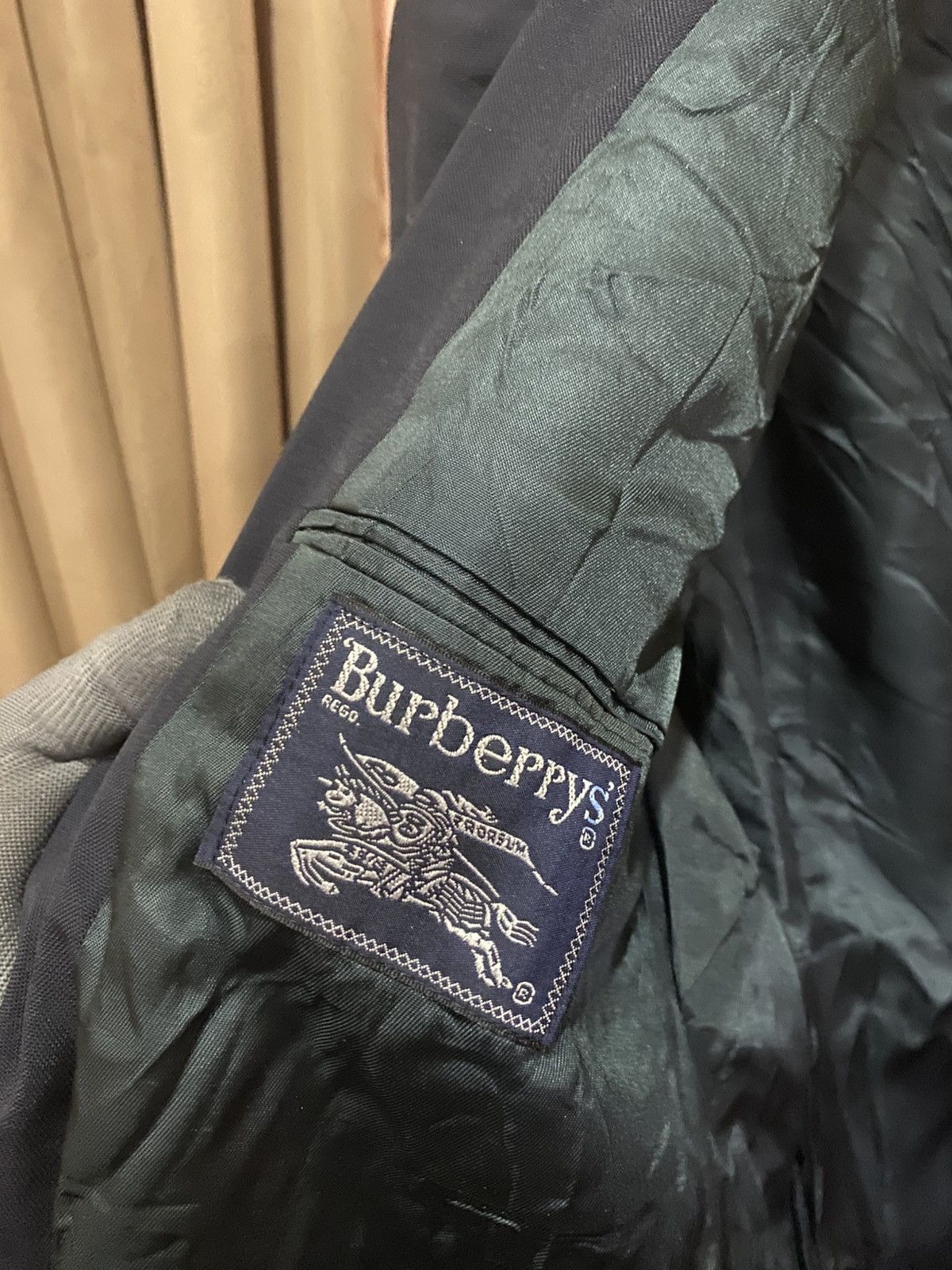 Burberry Vintage 80s Union-Made Double Breasted Blazer Size US M / EU 48-50 / 2 - 5 Thumbnail