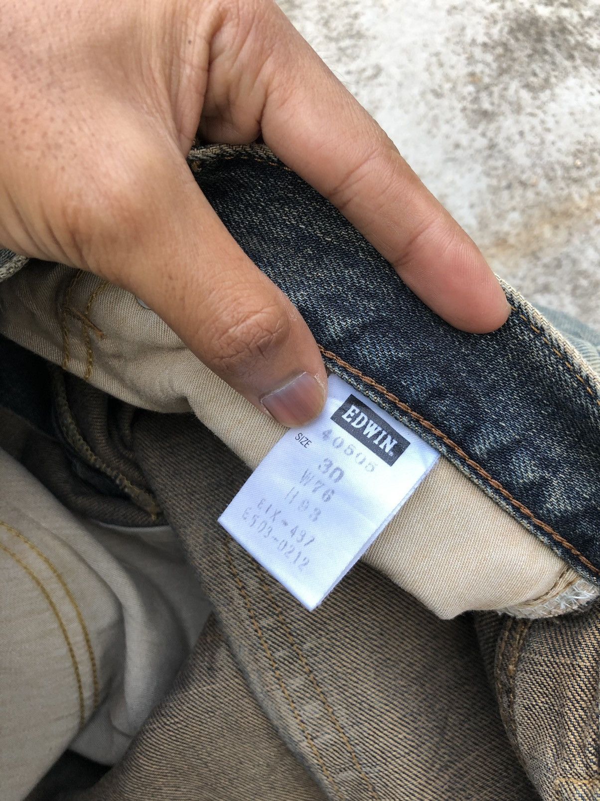 Edwin WIDE LEG RUSTY BLUE VINTAGE EDWIN DENIM Size US 30 / EU 46 - 3 Thumbnail