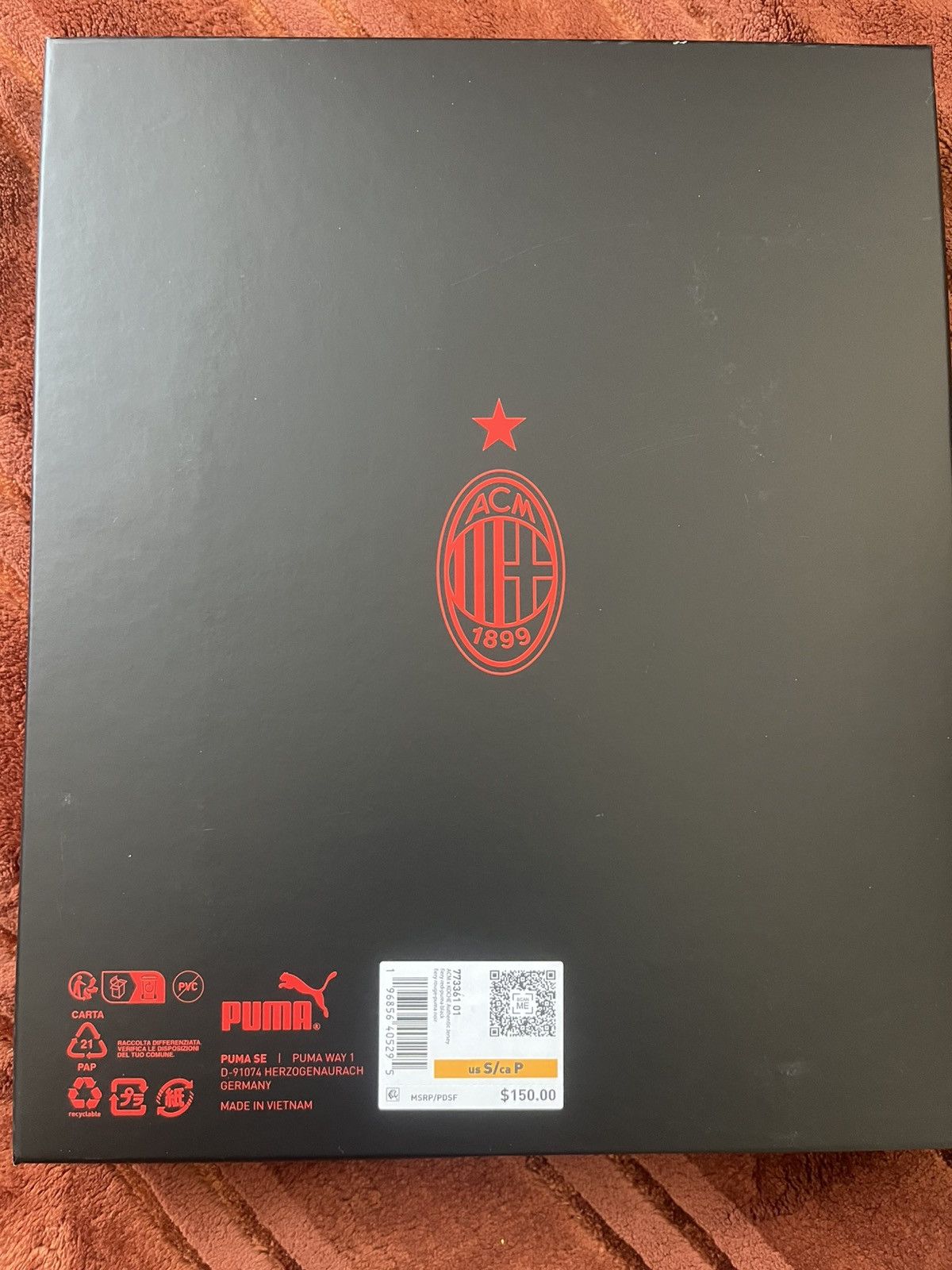 Puma Puma AC Milan 2023/24 Koche Special Authentic Soccer Jersey Size US S / EU 44-46 / 1 - 11 Thumbnail