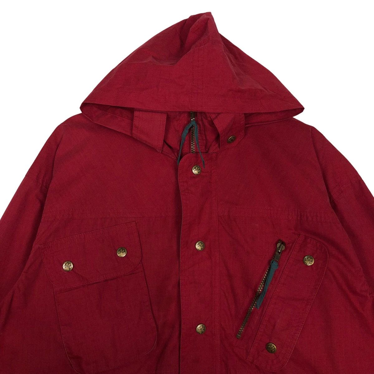 Japanese Brand 🔥Vintage Hunting Survival Jacket Anorak Jack Wolfskin Size US M / EU 48-50 / 2 - 5 Thumbnail