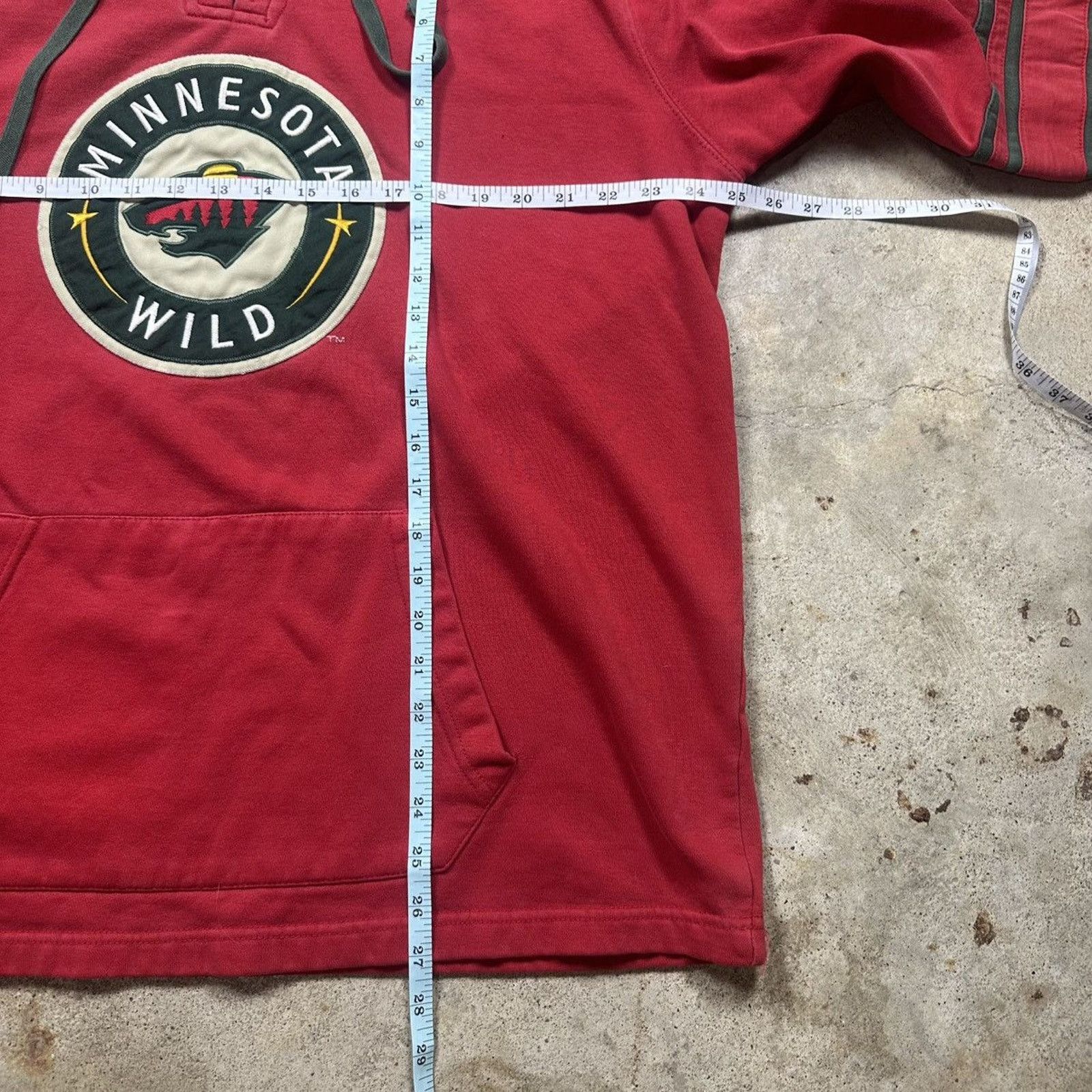 NHL VTG Red NHL Minnesota Wild Hockey Sweatshirt Size XL Size US XL / EU 56 / 4 - 7 Thumbnail
