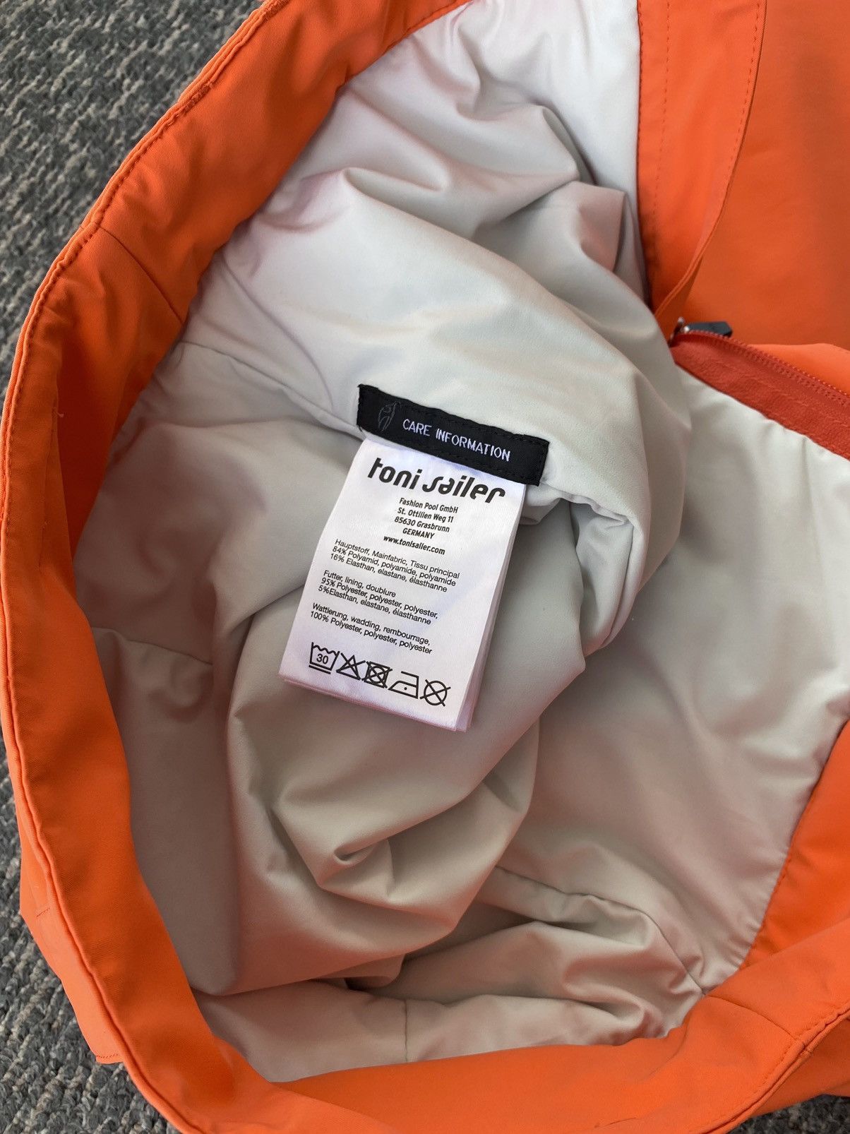 Designer Toni Sailer Premium Ski Snow Pants Orange RRP600$ Size 24" / US 00 / IT 34 - 14 Thumbnail
