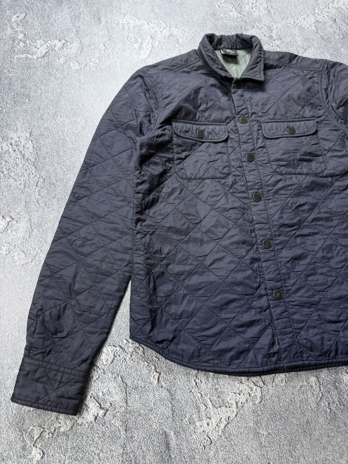 Aeronautica Militare Aeronautica Militare Quilted Logo Lightweight Shirt Jacket Size US L / EU 52-54 / 3 - 3 Thumbnail