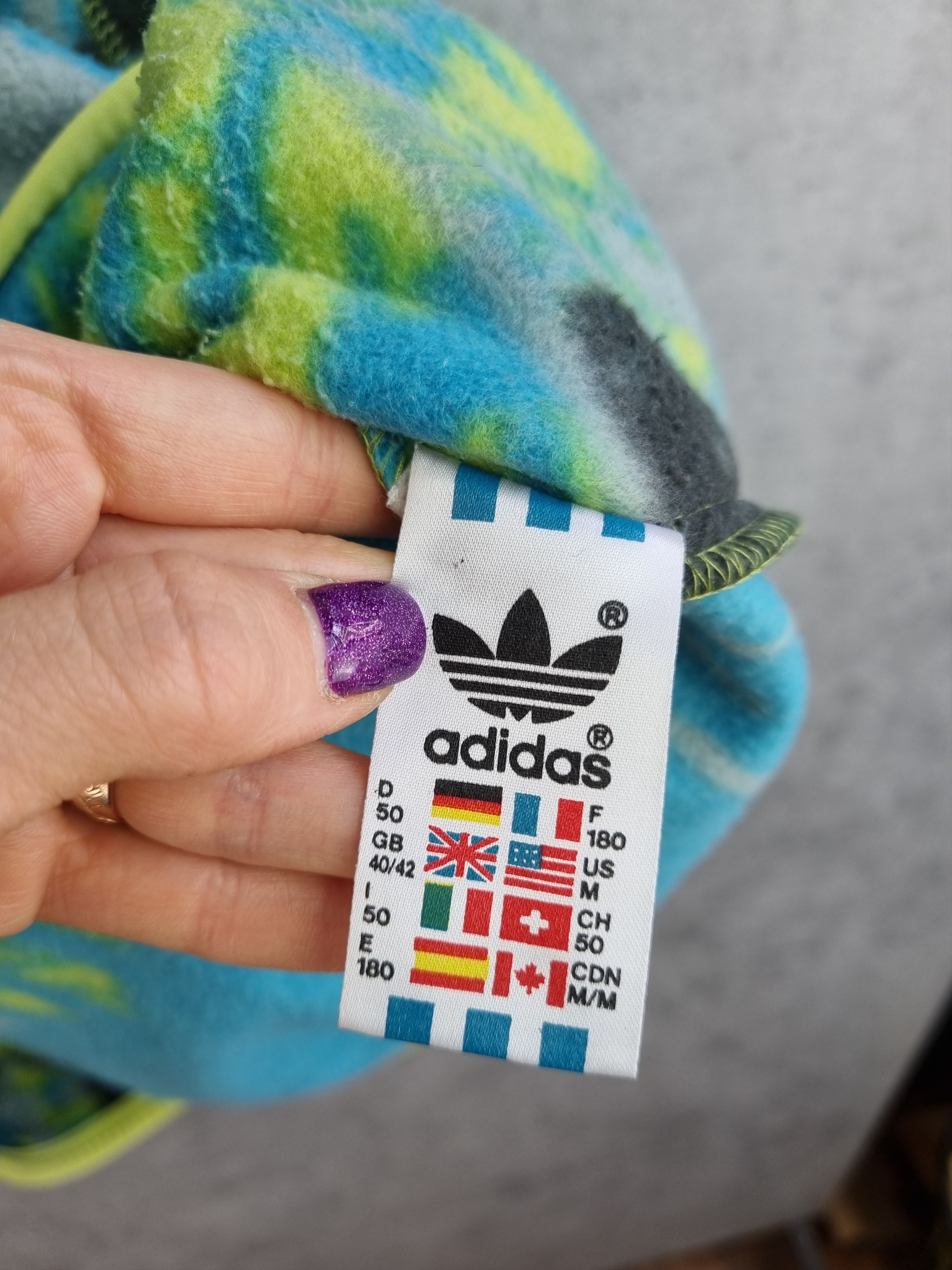 Adidas × Vintage Abstract 90s ADIDAS Adventure Vintage Fleece like Patagonia Size US M / EU 48-50 / 2 - 8 Thumbnail