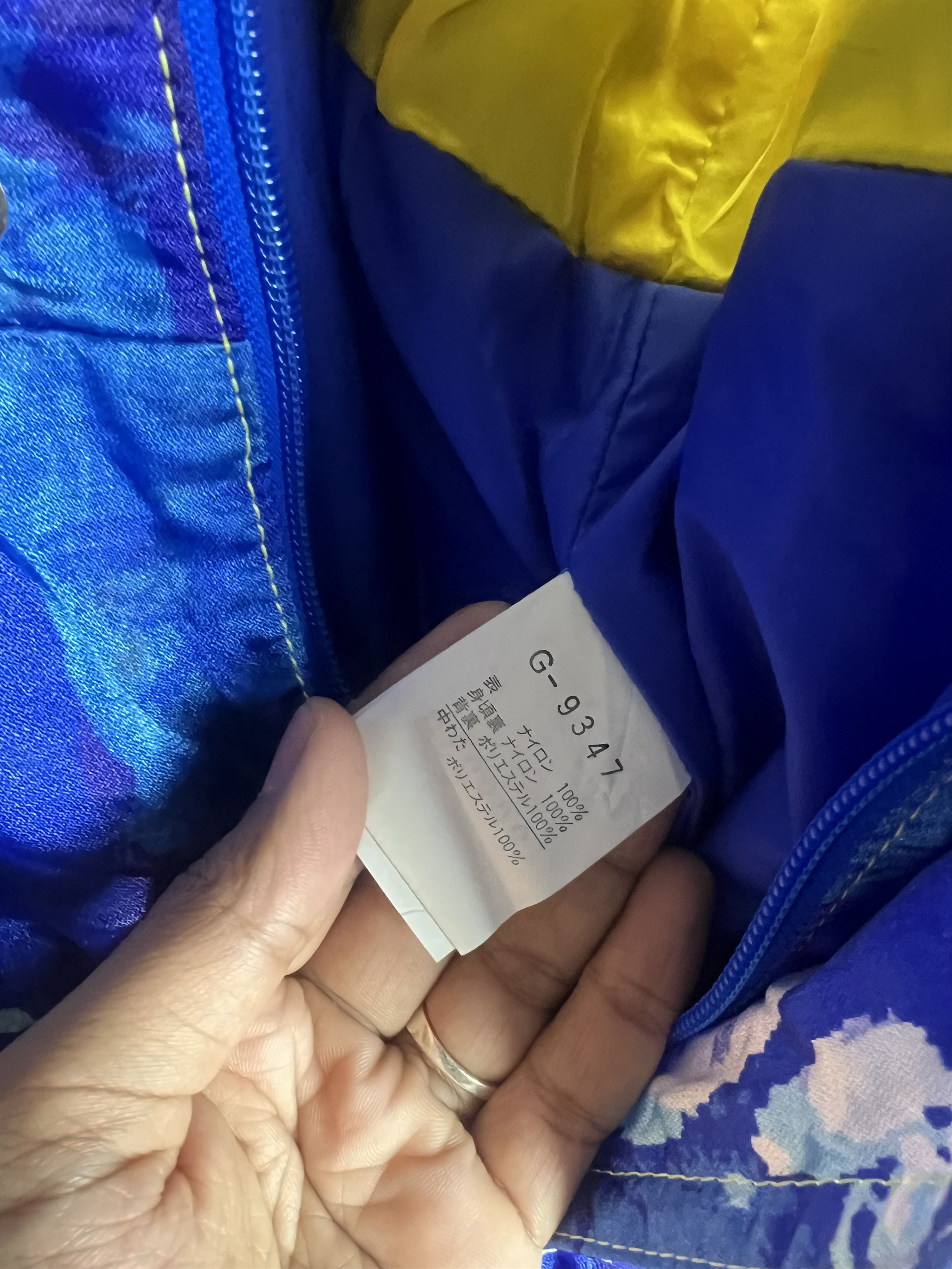 Goldwin Vintage Goldwin Blue Abstract Ski Bib Jumpsuit Size US 30 / EU 46 - 21 Thumbnail