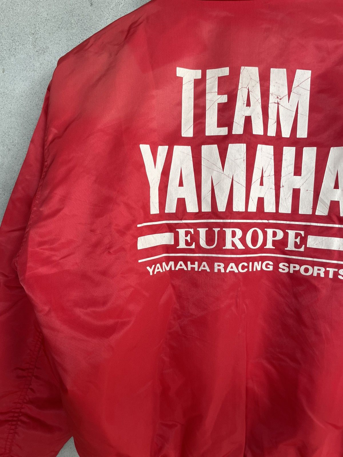 Yamaha Vintage 90s Team Yamaha Europe Racing Jacket - Scovill Snaps Size US M / EU 48-50 / 2 - 6 Thumbnail