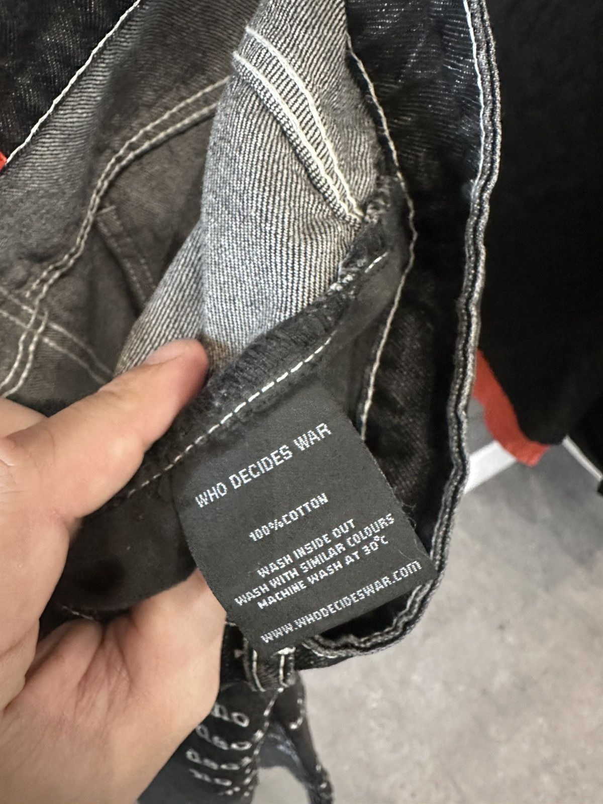 Who Decides War Who Decides War Denim Jeans NEW SIZE 38 Size US 38 / EU 54 - 4 Thumbnail