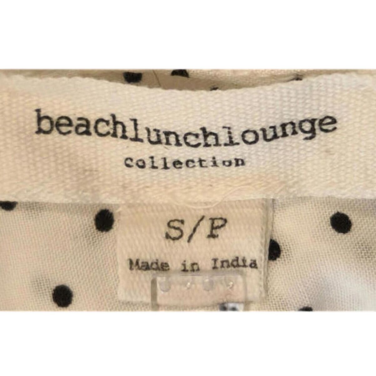 Other Beach Lunch Lounge White Polka Dot Button Down Blouse Small Size S / US 4 / IT 40 - 6 Thumbnail