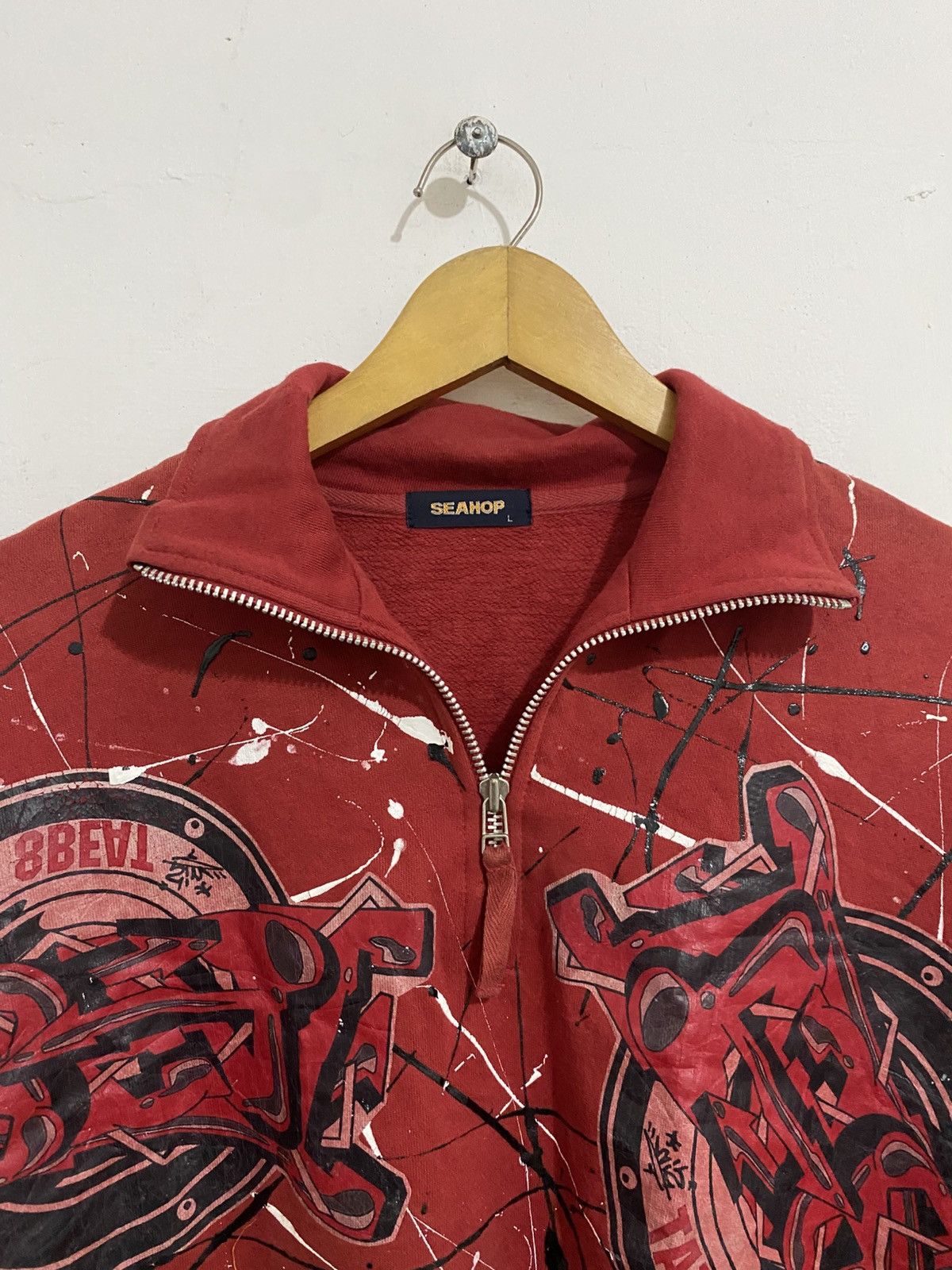 If Six Was Nine × Japanese Brand × Le Grande Bleu (L.G.B.) 💸BINDINGOFFER💸seahop poem sweatshirt ifsixwasnine lgb styled Size US L / EU 52-54 / 3 - 3 Thumbnail