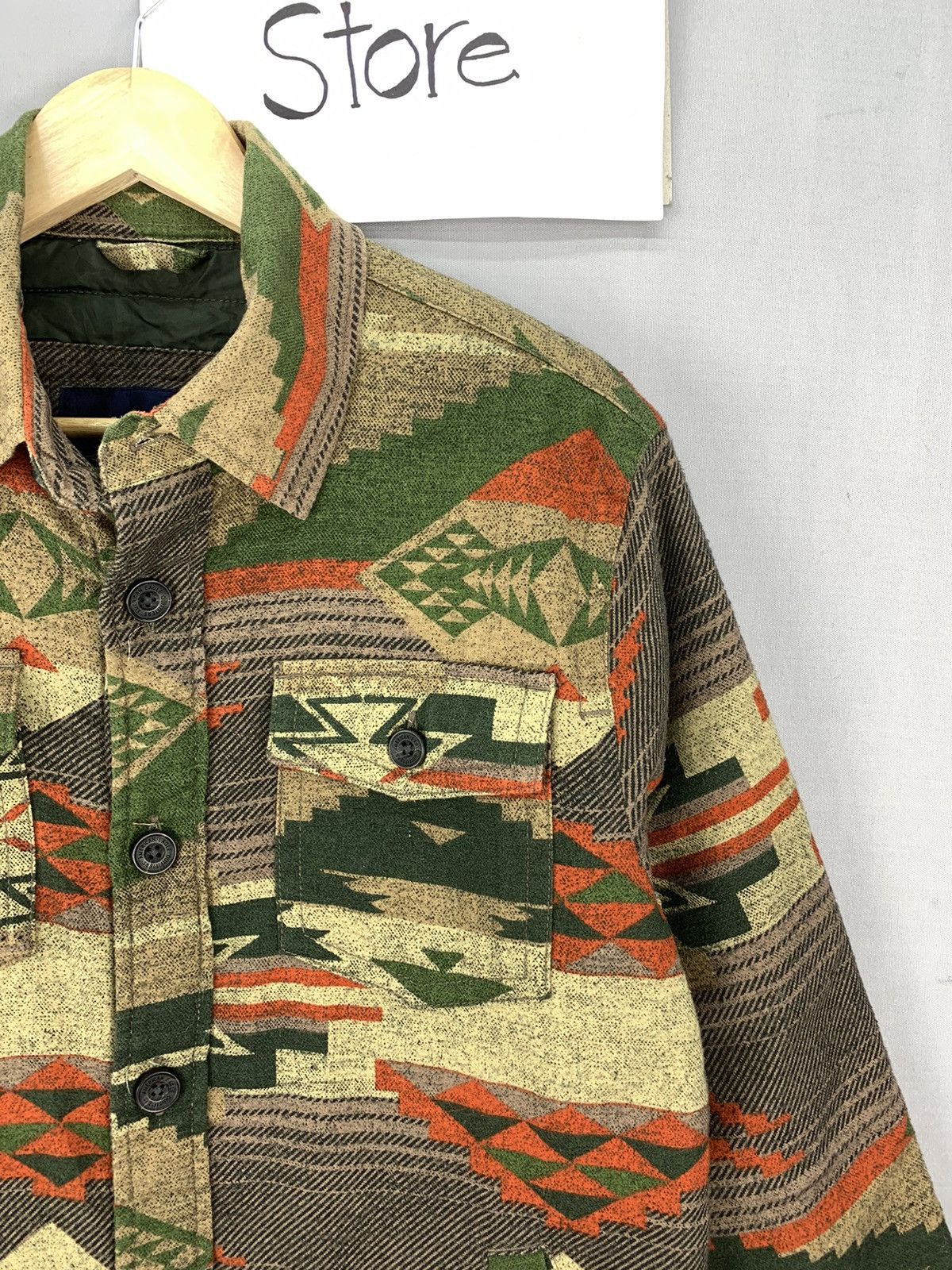 American Eagle Outfitters Navajo Button Up Flannel Jacket Size US L / EU 52-54 / 3 - 4 Thumbnail