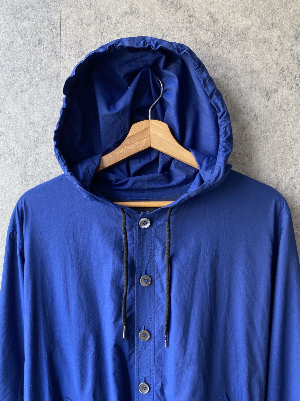 A.P.C. A.P.C Japan Button Hoodie Blue Jacket Size US M / EU 48-50 / 2 - 4 Thumbnail