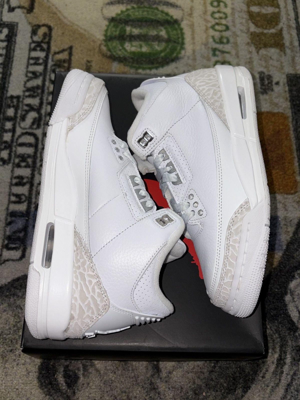 Jordan Brand Jordan 3 Retro Pure Money (Grade School 6Y) Size US 7.5 / IT 37.5 - 1 Thumbnail