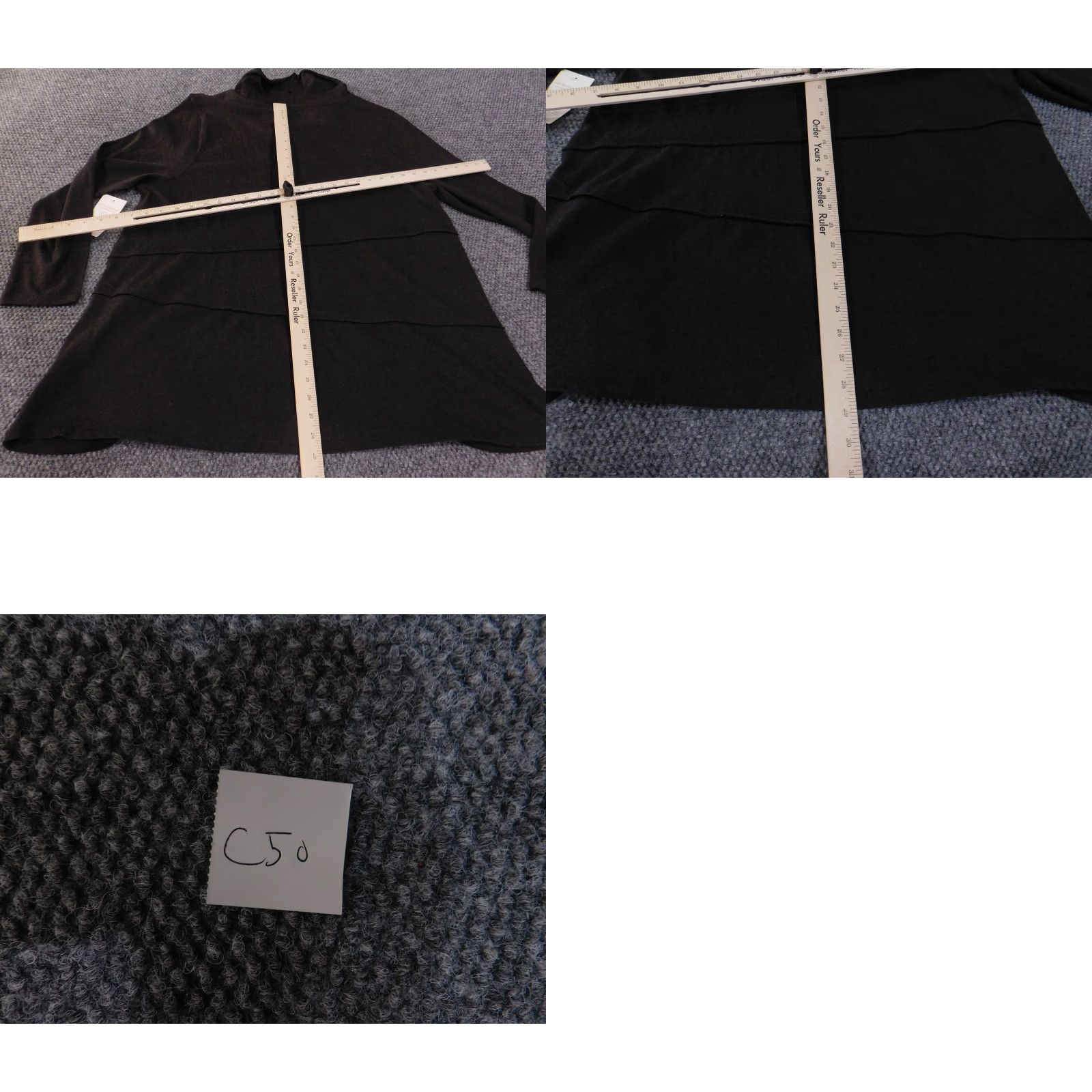 Soft Surroundings Soft Surroundings SweatER Womens 2XL Black Cowl Neck Long Sleeve Tunic Pullover Layered Knit Top Size XXL / US 16-18 / IT 52-54 - 9 Thumbnail