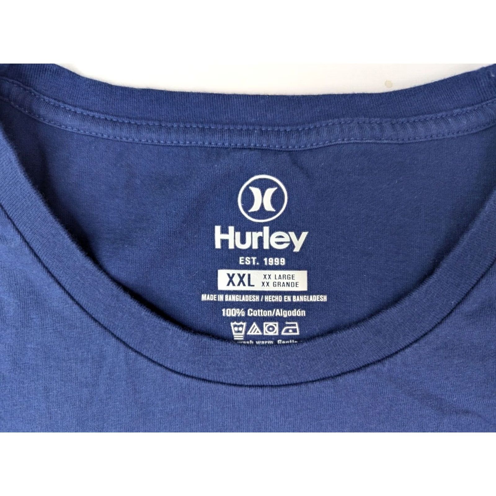 Hurley Hurley Tropical Graphic Short Sleeve Shirt Men XXL Blue Crew Neck Hawaiian Shirt Short Sleeve Logo Vintage No Size US XXL / EU 58 / 5 - 3 Thumbnail