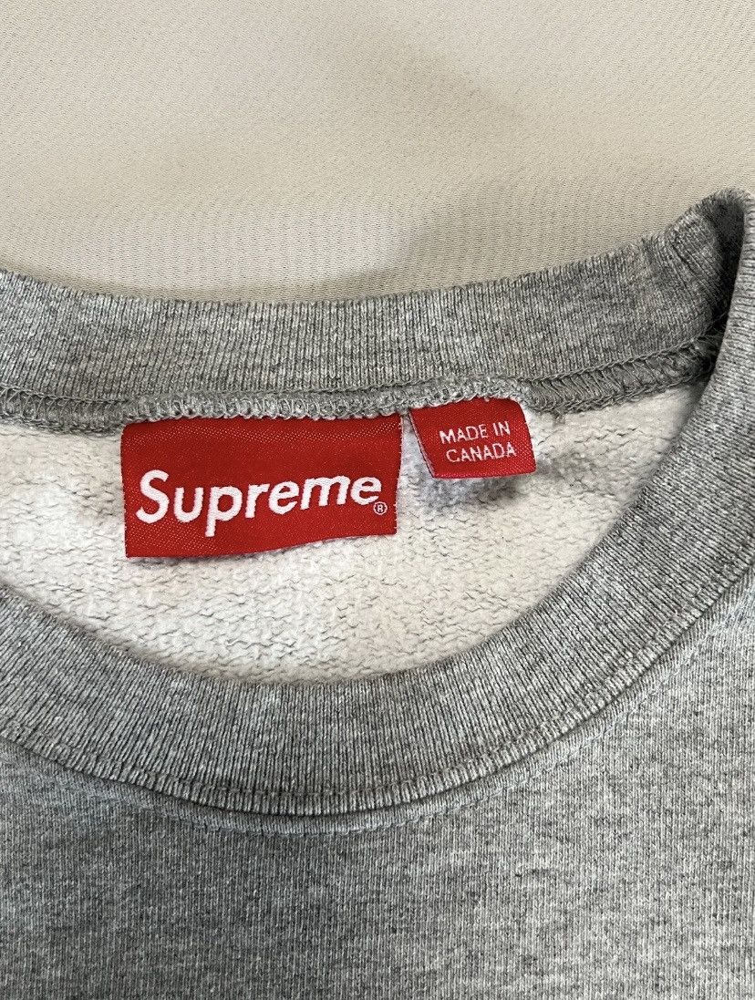 Supreme Supreme cutout box logo crewneck Size US L / EU 52-54 / 3 - 4 Thumbnail