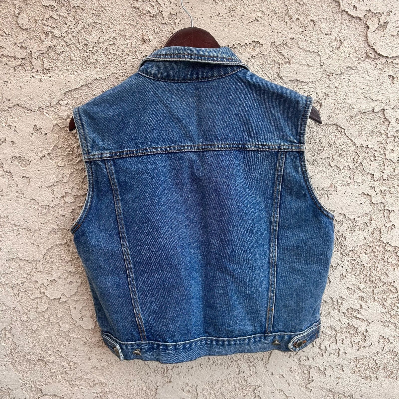 Bill Blass Vintage Bill Blass Denim Vest Womens L Size L / US 10 / IT 46 - 2 Thumbnail