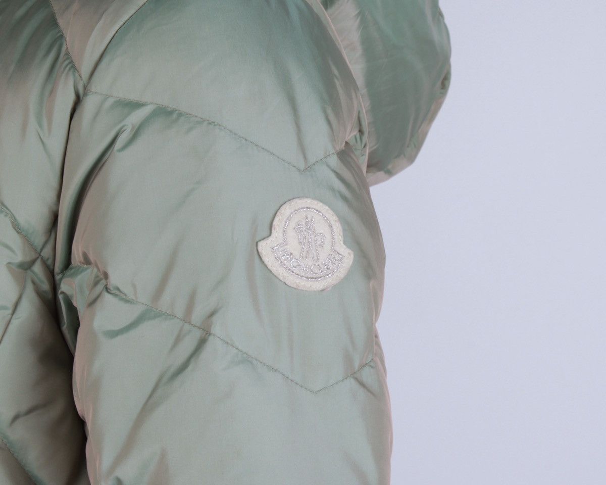 Designer × Moncler × Vintage MONCLER Vintage Silver Logo Kids Girl Womens Long Jacket Size XS / US 0-2 / IT 36-38 - 8 Thumbnail