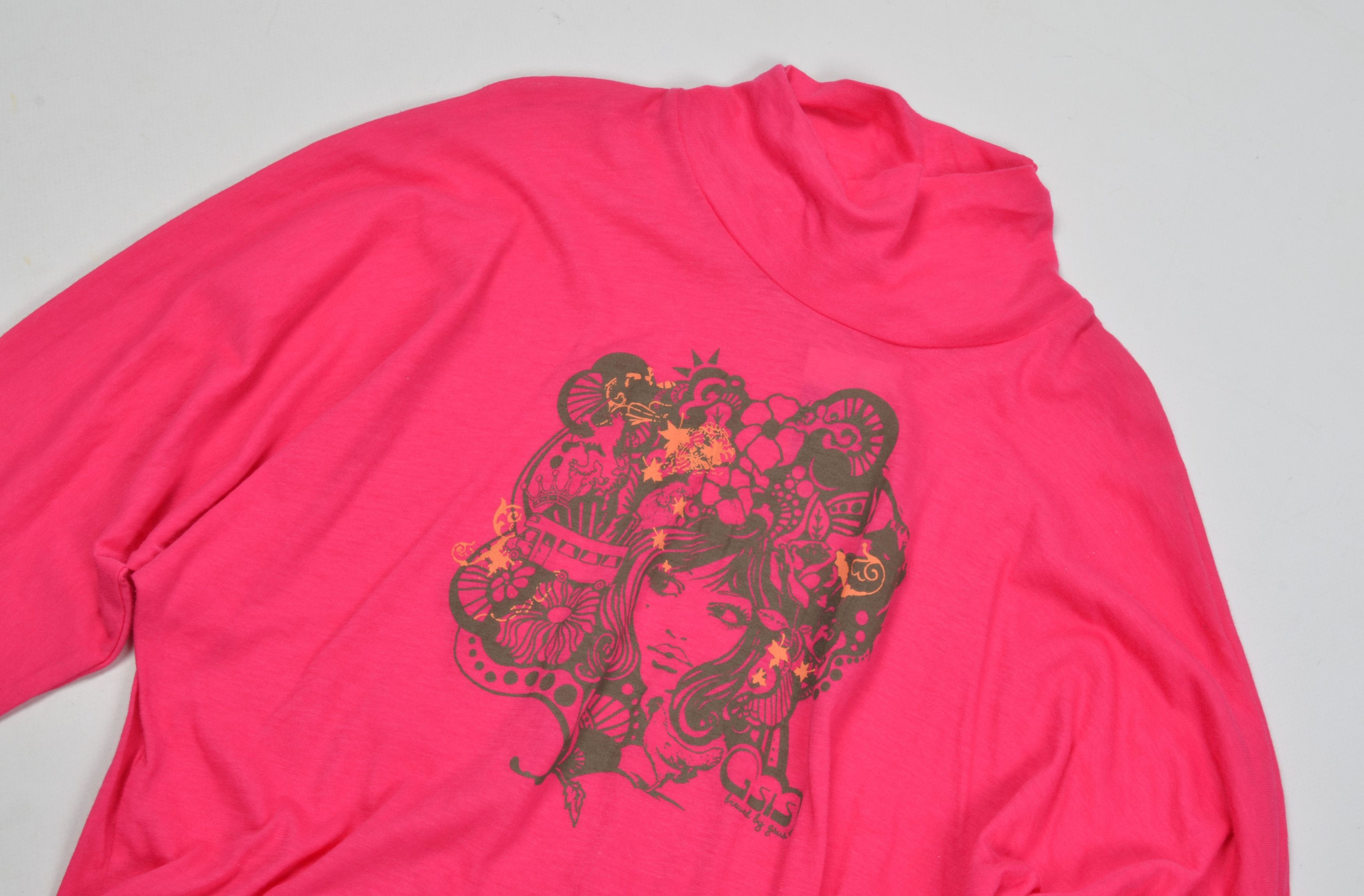 GSUS Sindustries Gsus Sindustries Y2K Kidcore Pink Turtleneck Top Size S / US 4 / IT 40 - 5 Thumbnail
