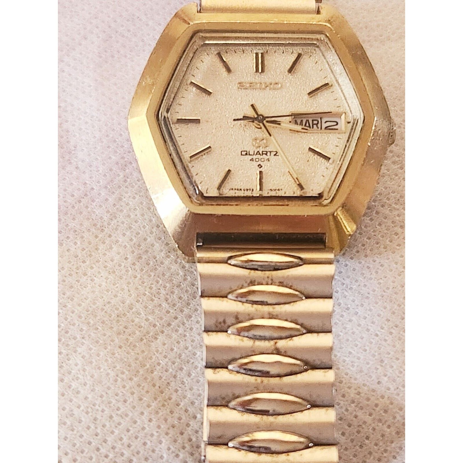 Seiko Vintage Hexagon Seiko Watch 1970's 0903-5009 Runs Well Size ONE SIZE - 6 Thumbnail