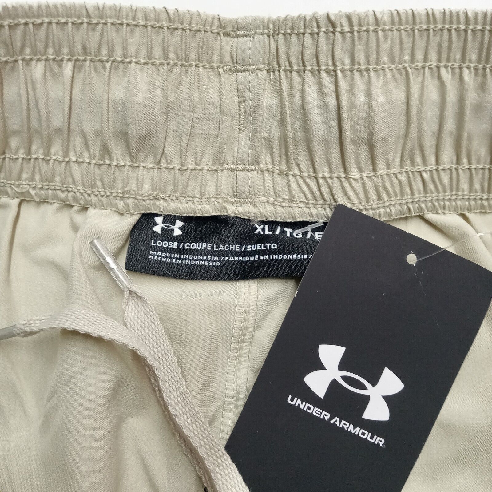 Under Armour Under Armour UA Woven Emboss Shorts Gym Men's XL Beige Size US 36 / EU 52 - 4 Thumbnail