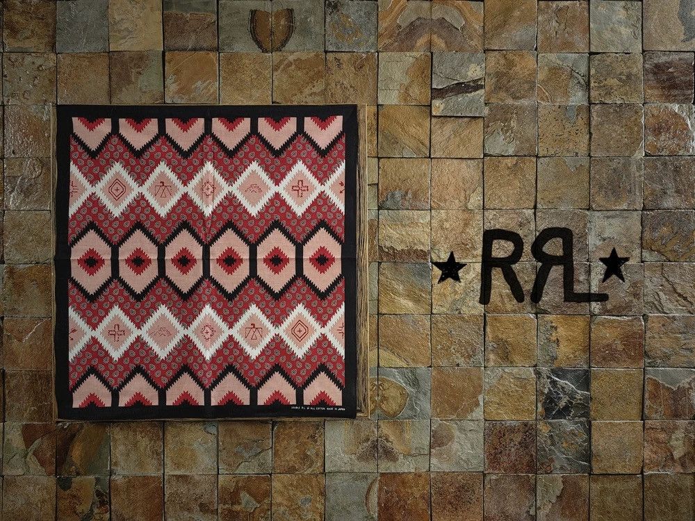 RRL Ralph Lauren PRINT BANDANNA Size ONE SIZE - 2 Thumbnail