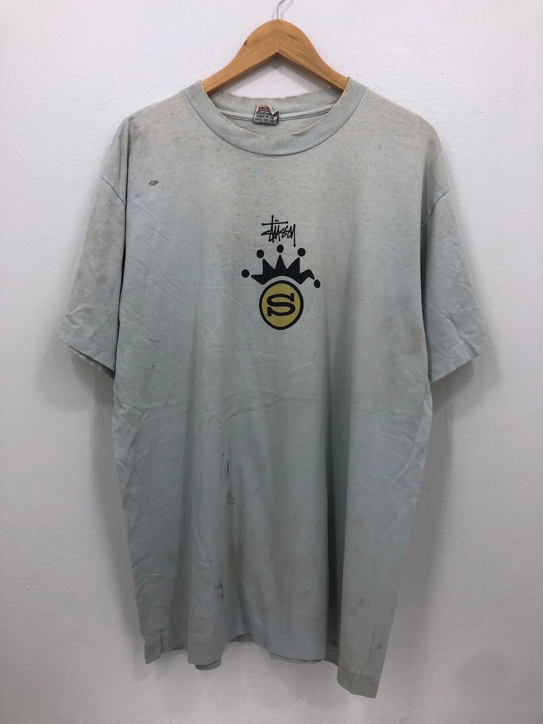 Stussy × Vintage Vintage 90's STUSSY Shirt wts01 Size US XL / EU 56 / 4 - 3 Thumbnail