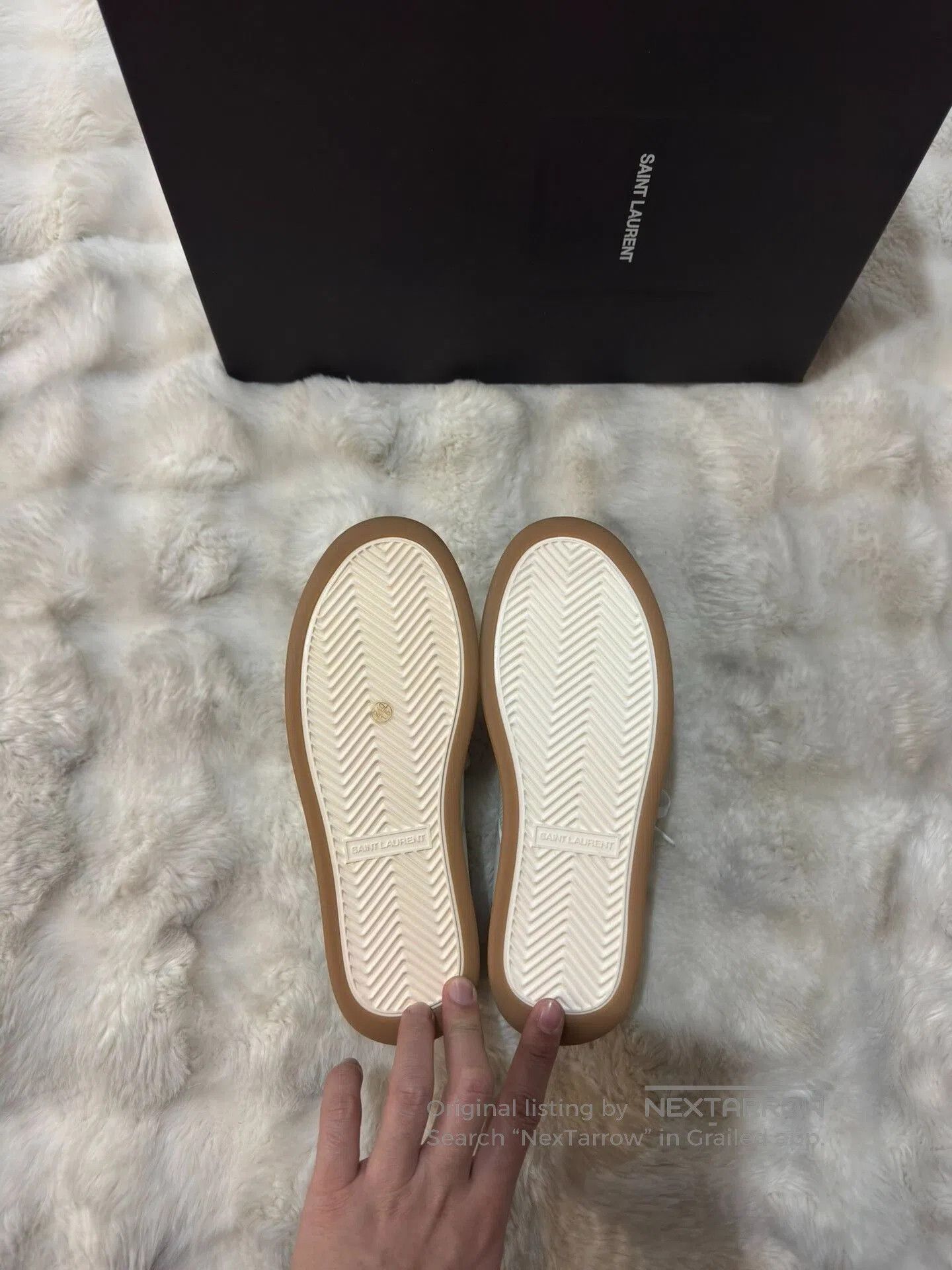 Saint Laurent Paris Saint Laurent SL61 Women's White Sneakers. Size US 6.5 / IT 36.5 - 6 Thumbnail