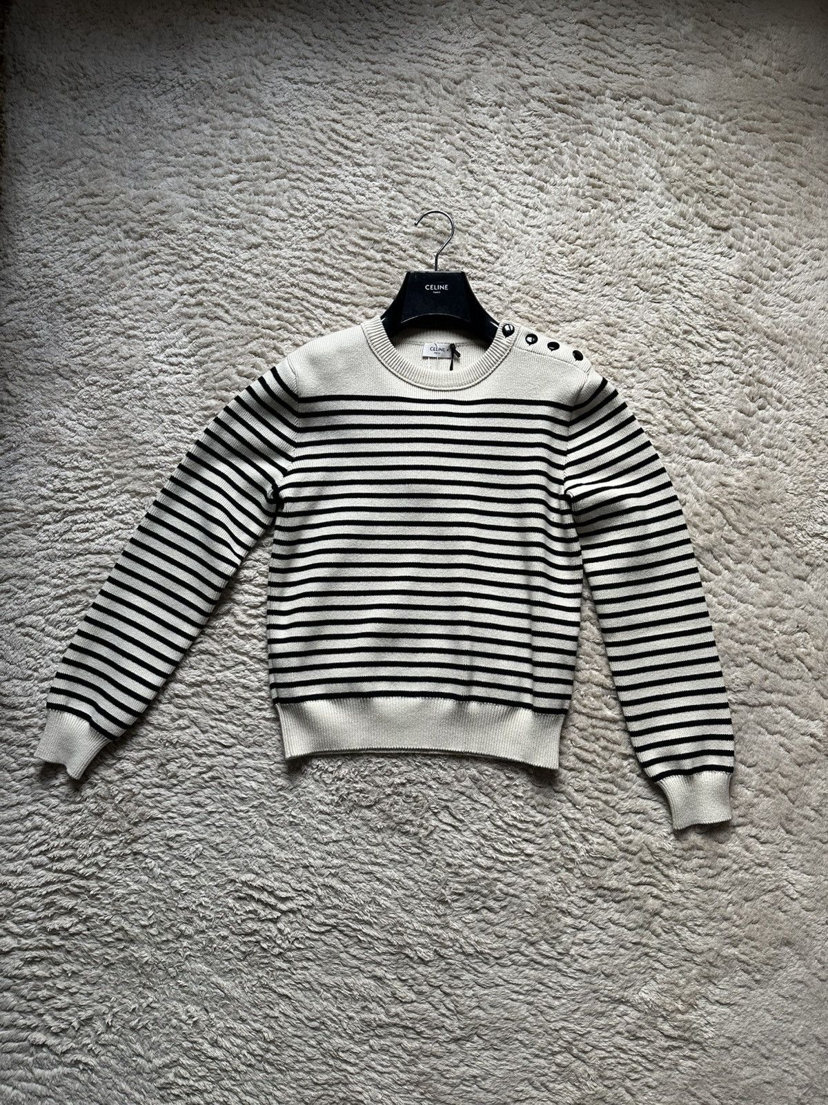 Celine Celine hedi slimane pull marin Size US XS / EU 42 / 0 - 1 Thumbnail