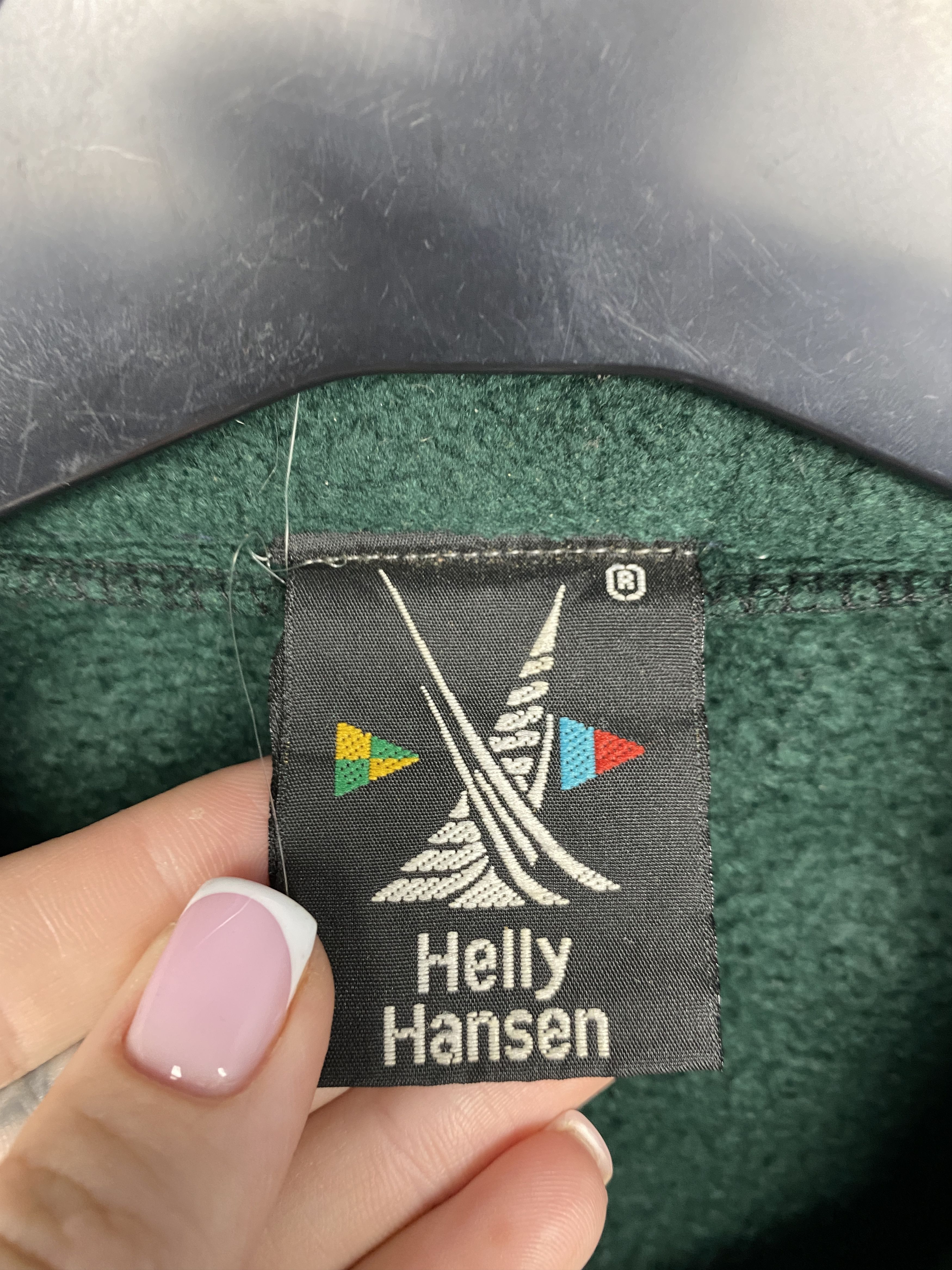 Helly Hansen × Vintage Helly Hansen 90s Vintage Mens Teddy Sherpa Fleece Jacket Size US S / EU 44-46 / 1 - 4 Thumbnail