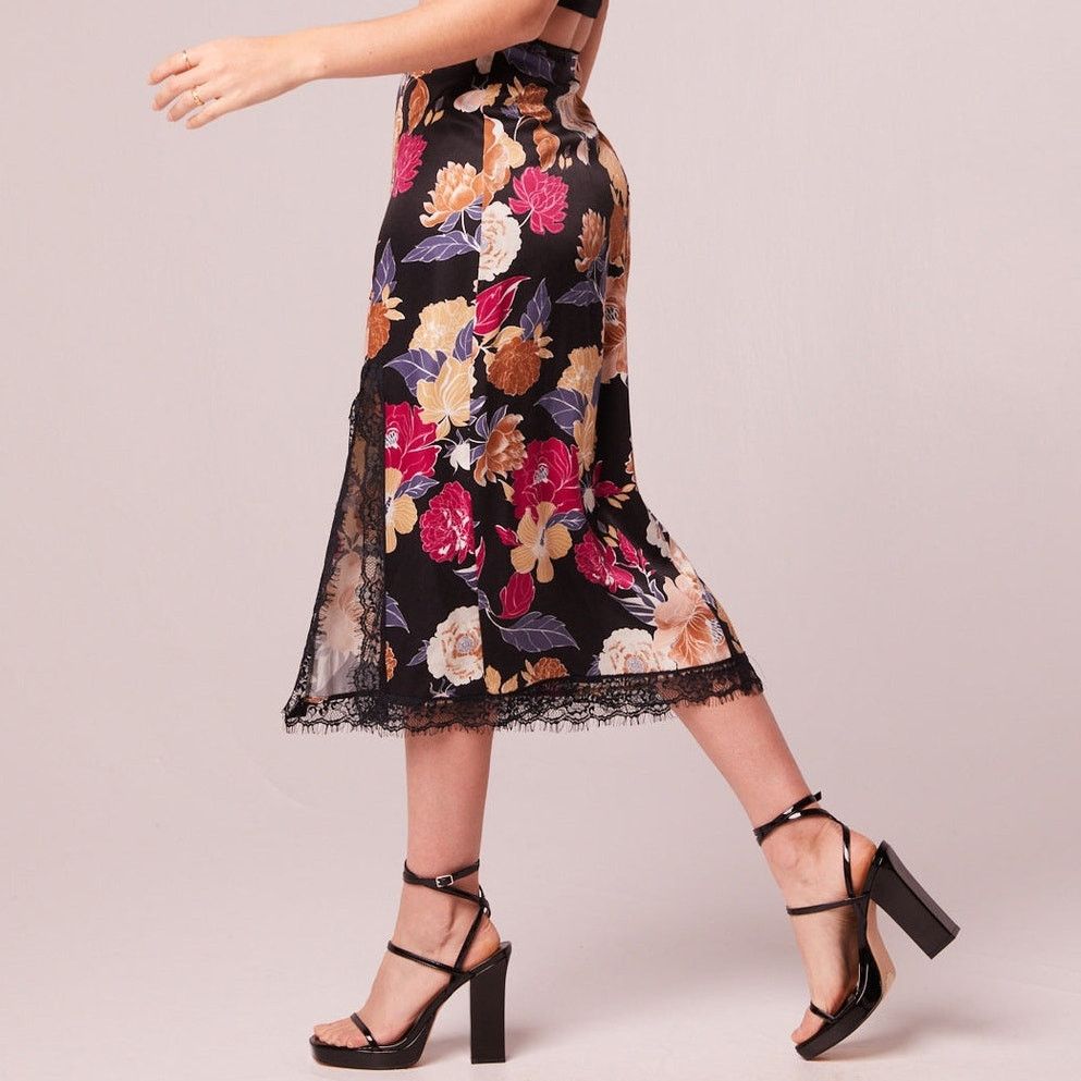 Other NWT Band of the Free Lilou Lace Slip Midi Skirt Sz. S [4-6] Size 27" / US 4 / IT 40 - 4 Thumbnail