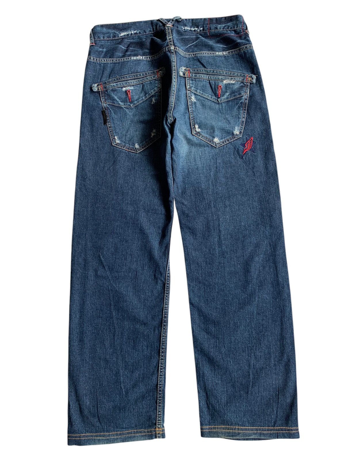 If Six Was Nine × Japanese Brand × Le Grande Bleu (L.G.B.) Japanese Blow You Mind Punk Style Denim☠️🎌 Size US 34 / EU 50 - 3 Thumbnail
