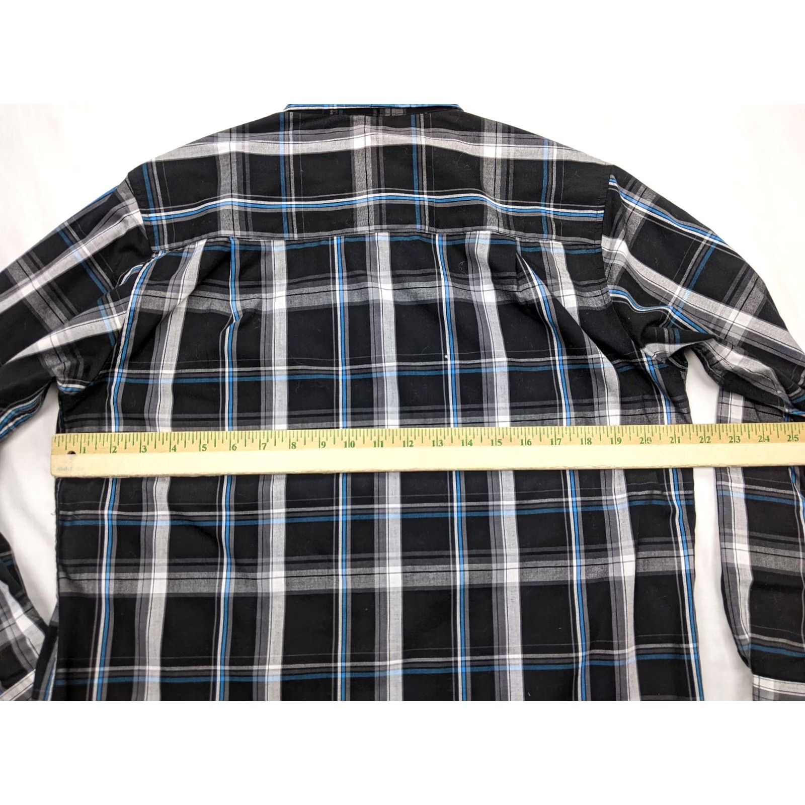 Beverly Hills Polo Club Beverly Hills Polo Club Mens Button-Up Shirt Long Sleeve Black Plaid Collar S Size US S / EU 44-46 / 1 - 6 Thumbnail