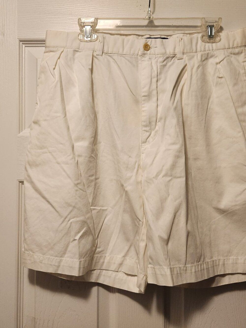 Polo Ralph Lauren polo Ralph Lauren men's white 100%cotton shorts size: 36 Size US 36 / EU 52 - 1 Thumbnail