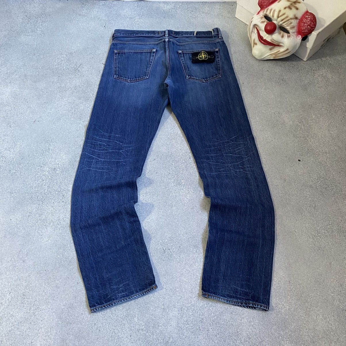 Stone Island STONE ISLAND Jeans Wash Blue Denim Vintage Y2k Size US 32 / EU 48 - 4 Thumbnail