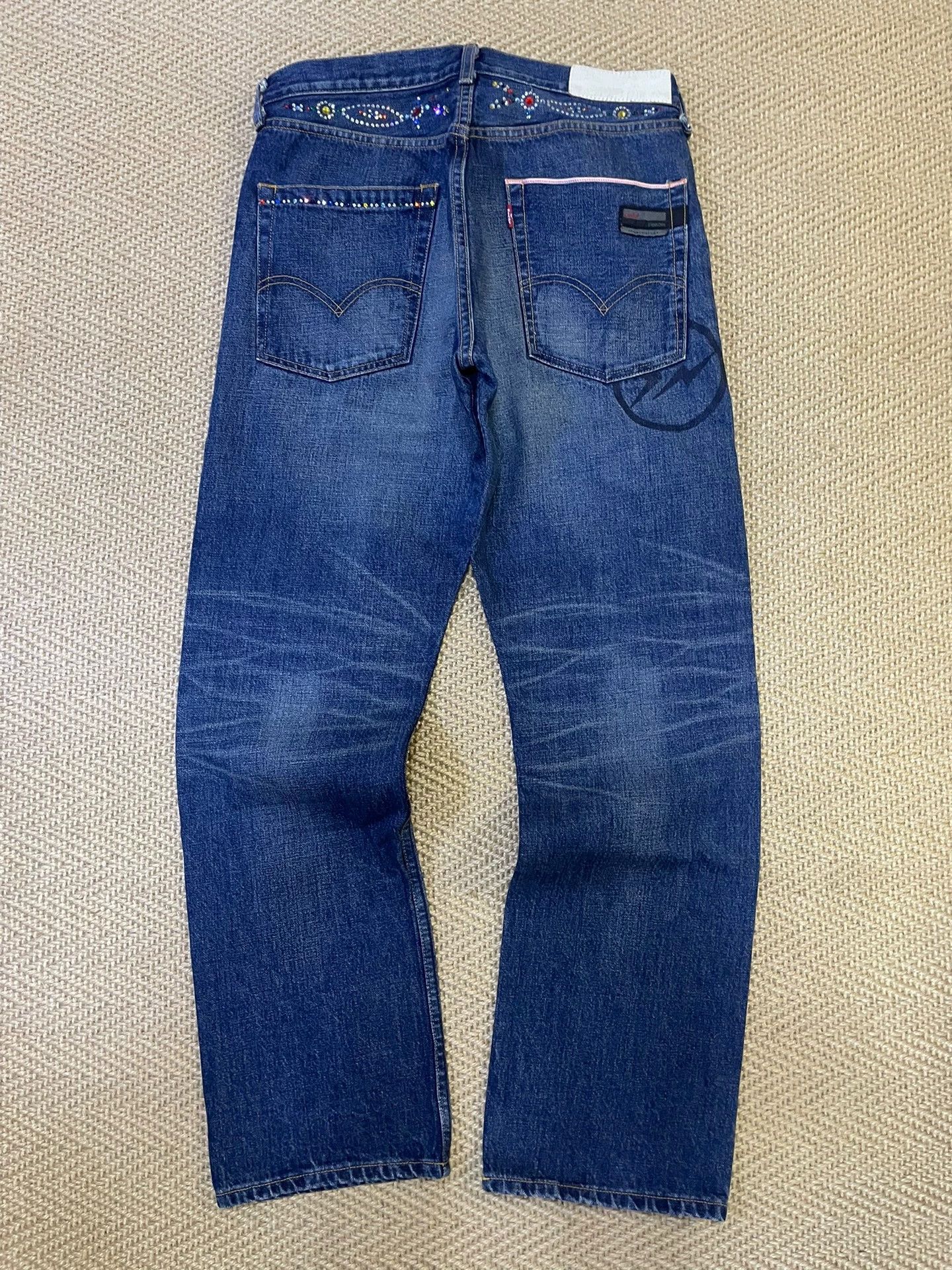 Levi's Levis Fenom Disco Diamond Distress 207 Jeans W32 New Size US 32 / EU 48 - 1 Thumbnail