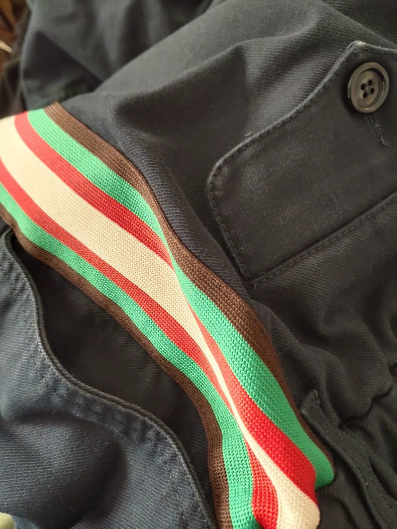 Gucci GucciClassic Logo printed side striped trousers zipper casu Size US 30 / EU 46 - 6 Thumbnail