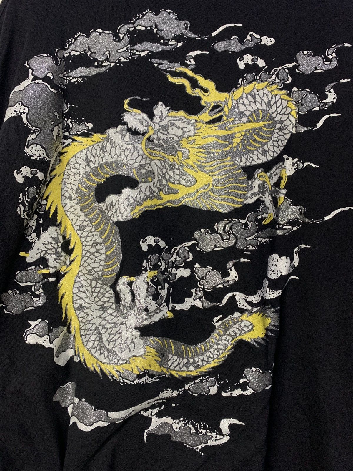 Japanese Brand Vint Ageproouct Japan Dragon Art Double Layers Long Sleeve Size US XL / EU 56 / 4 - 2 Thumbnail