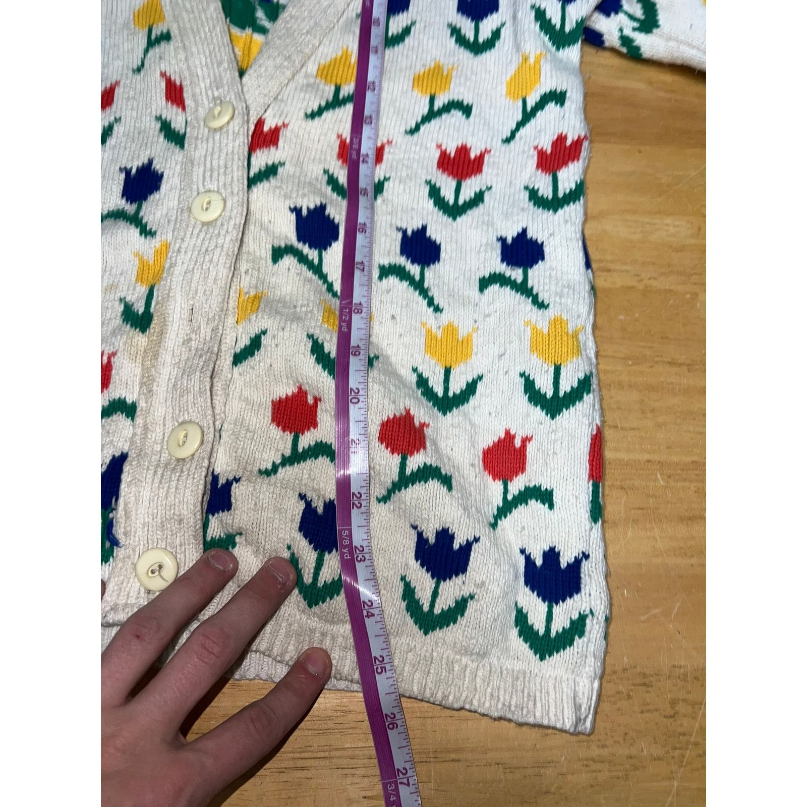 Vintage Womens Tulchan Vintage Sweater Roses Rose Flower VTG Medium Size M / US 6-8 / IT 42-44 - 12 Thumbnail