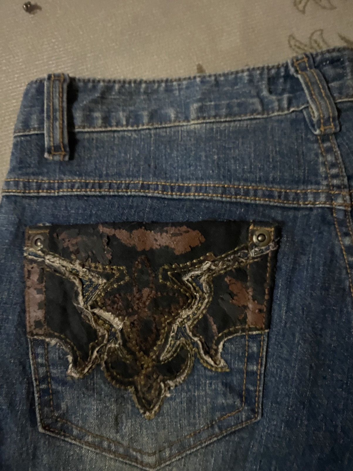 Japanese Brand Vintage Japanese Brand Flare Denim Jeans Size US 27 - 7 Thumbnail