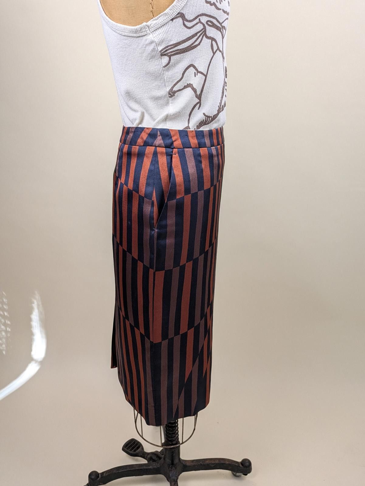 Dries Van Noten Dries Van Noten geometric pencil skirt Size 32" / US 10 / IT 46 - 6 Thumbnail