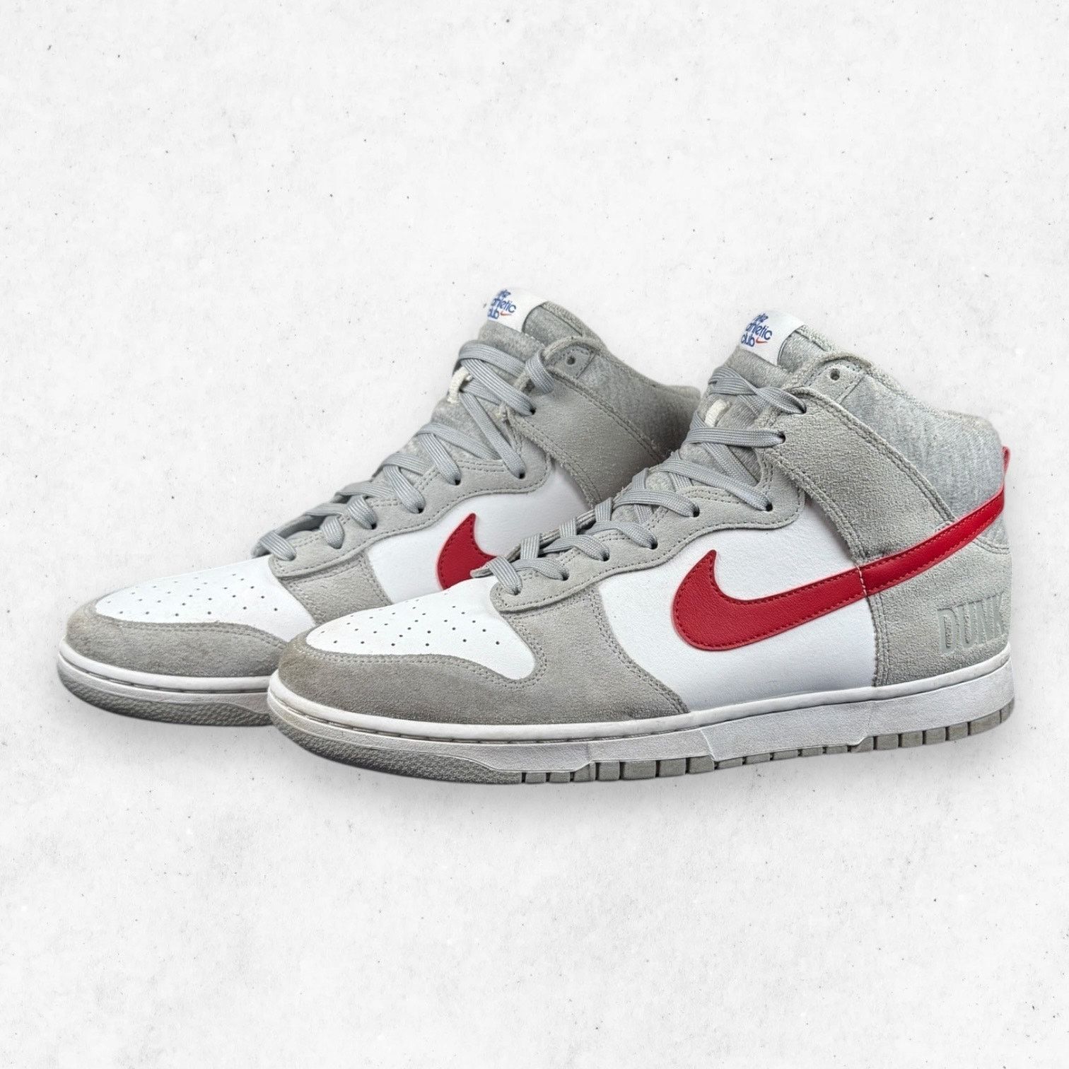 Nike Nike Dunk High Retro SE Athletic Club Red Grey Sz 13 Size US 13 / EU 46 - 3 Thumbnail