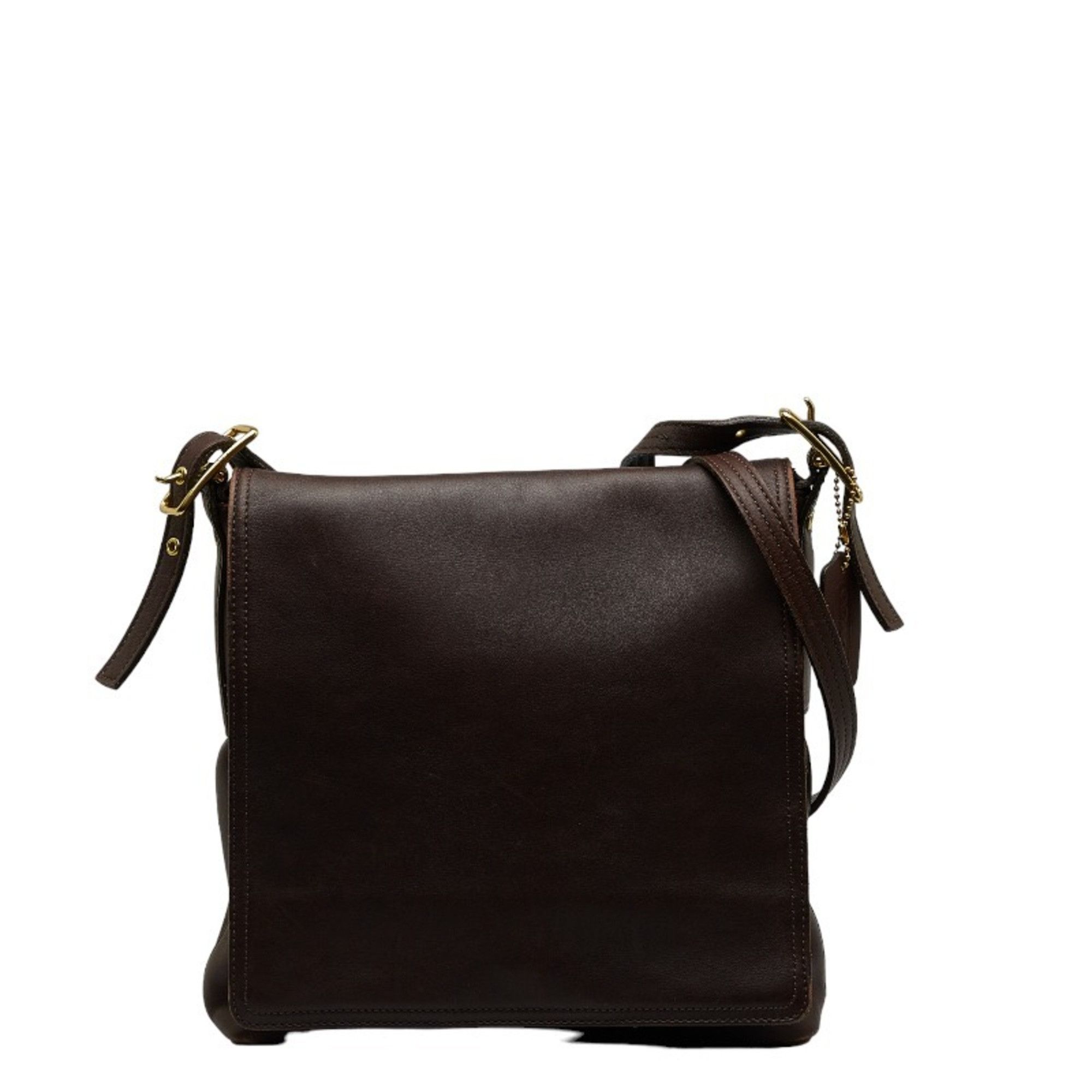 image of Coach Shoulder Bag 9829 Brown Leather Women's Coach