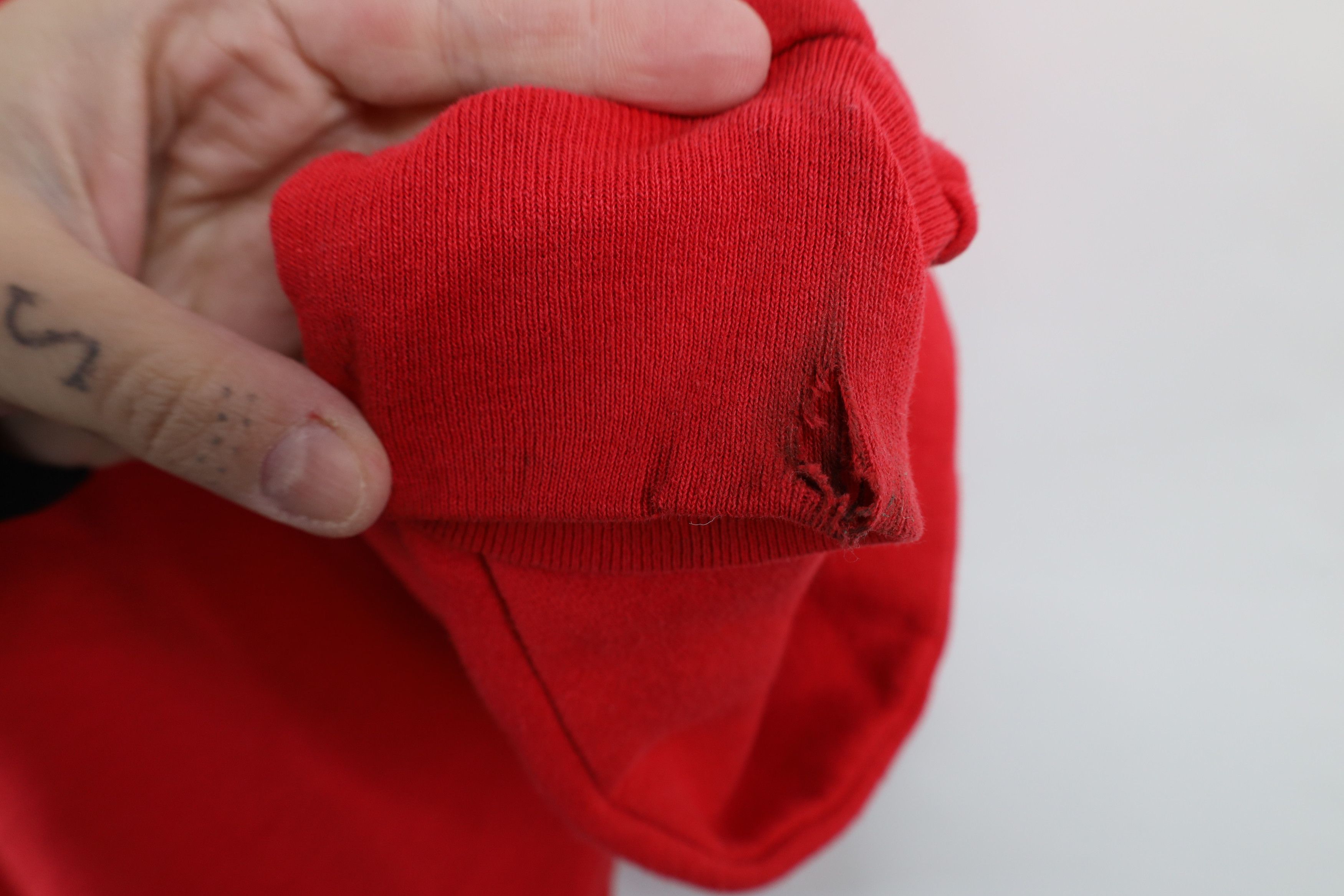 Vintage Vintage 90s Streetwear Must Love Cats Sweatshirt Red Size XL / US 12-14 / IT 48-50 - 8 Thumbnail