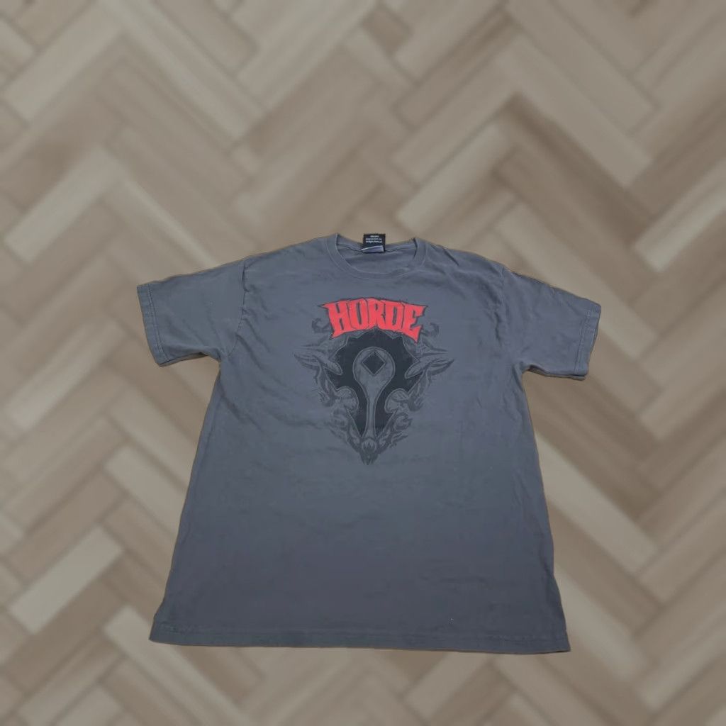Vintage VINTAGE Blizzard World of Warcraft Horde Shirt Mens L Gray Video Game Y2K 12666 Size US L / EU 52-54 / 3 - 1 Thumbnail