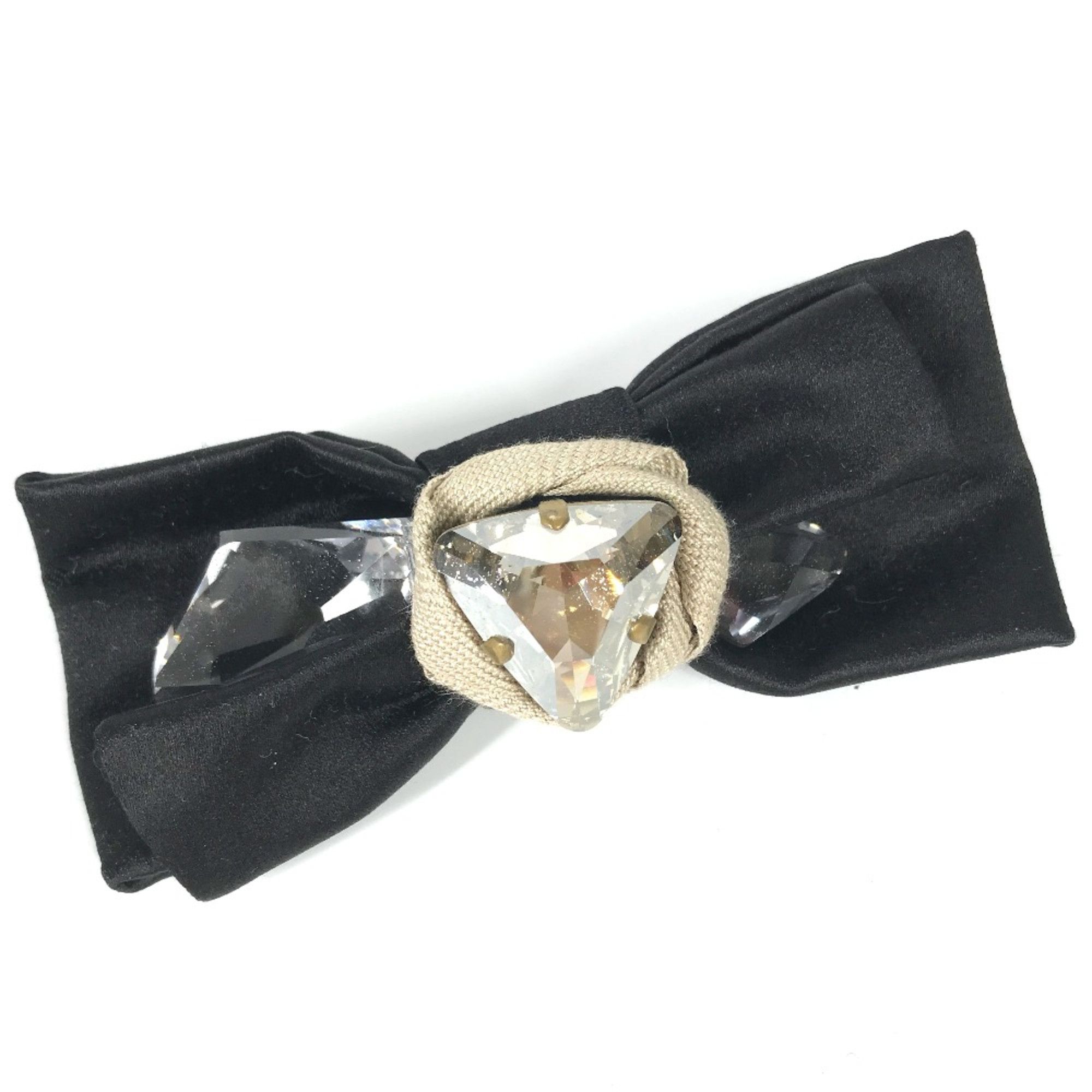 Miu Miu Miu Miu 5AJD36 Accessories Brooch Black Size ONE SIZE - 1 Thumbnail