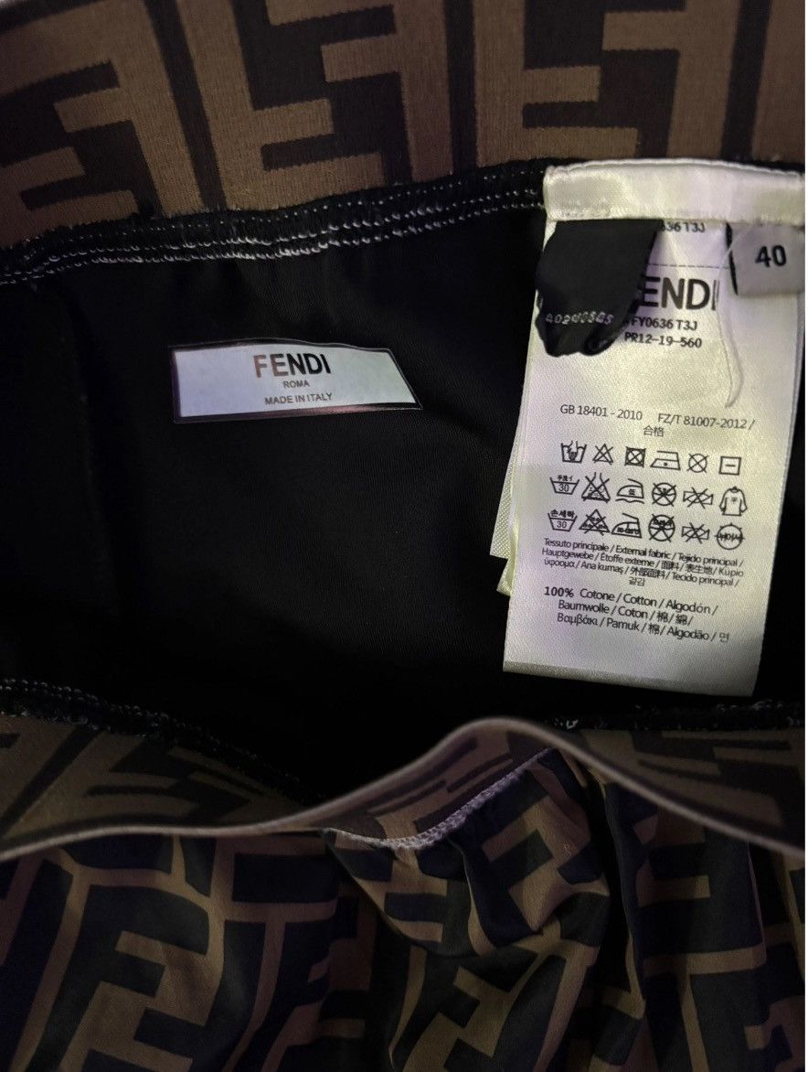 Fendi Fendi Zucca FF Monogram Athletic/Beach Tights Shorts Size 28" / US 6 / IT 42 - 6 Thumbnail