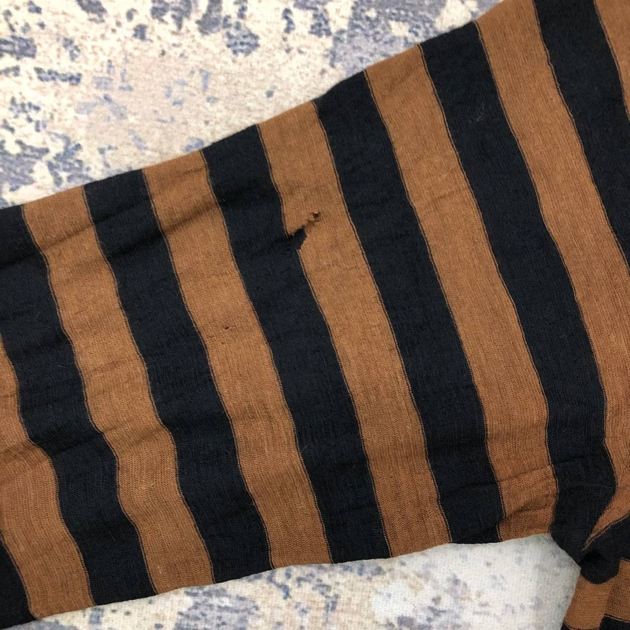 Y's × Yohji Yamamoto T403 YOHJI YAMAMOTO ICONIC STRIPED PUNK RIPPED TEE Size XS / US 0-2 / IT 36-38 - 13 Thumbnail