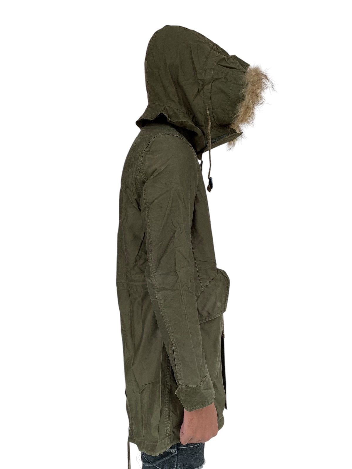 If Six Was Nine × Japanese Brand × Le Grande Bleu (L.G.B.) 2000s Union Station - Fur Raccoon Hoodie Cargo Jacket Size US M / EU 48-50 / 2 - 3 Thumbnail