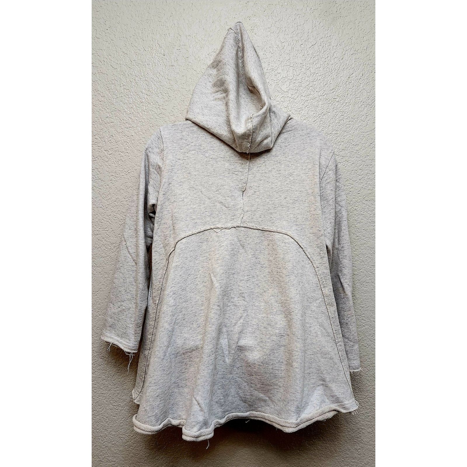 Other Easel Light Gray Full Zip Hooded Sweatshirt Small Pockets Size M / US 6-8 / IT 42-44 - 4 Thumbnail